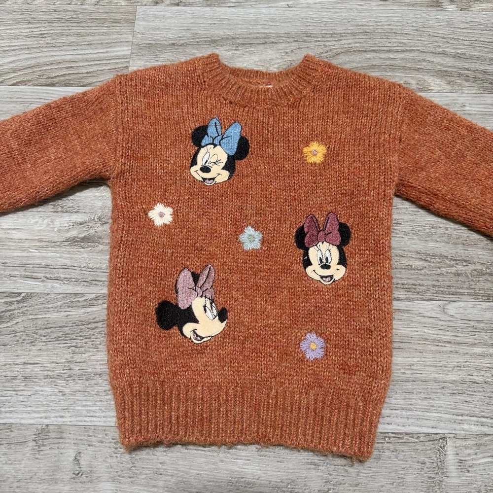 Disney Minnie Mouse Embroidered Sweater - Picture 2 of 5